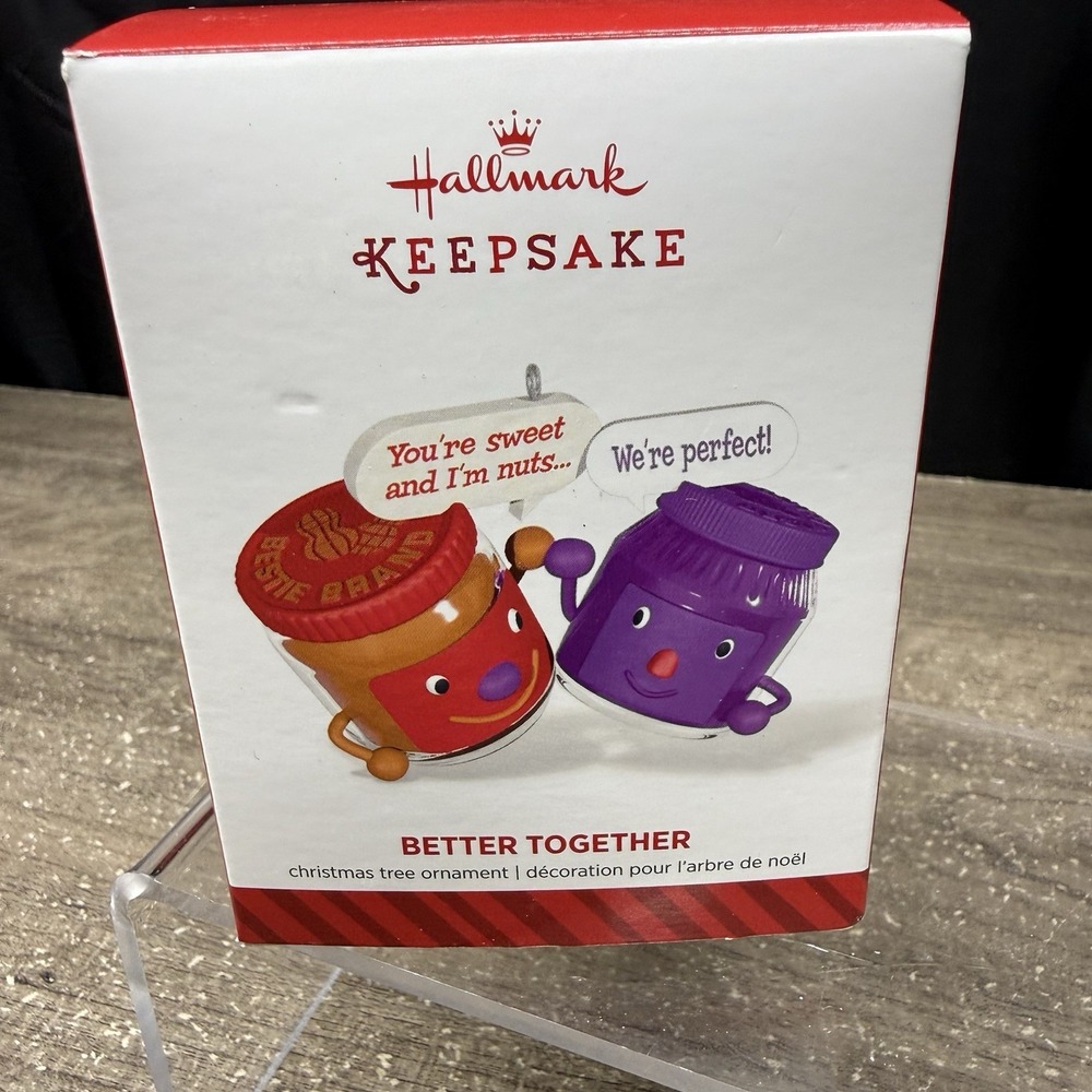 2014 Hallmark Keepsake Better Together PB&J Ornament QGO1653 Bestie Brand